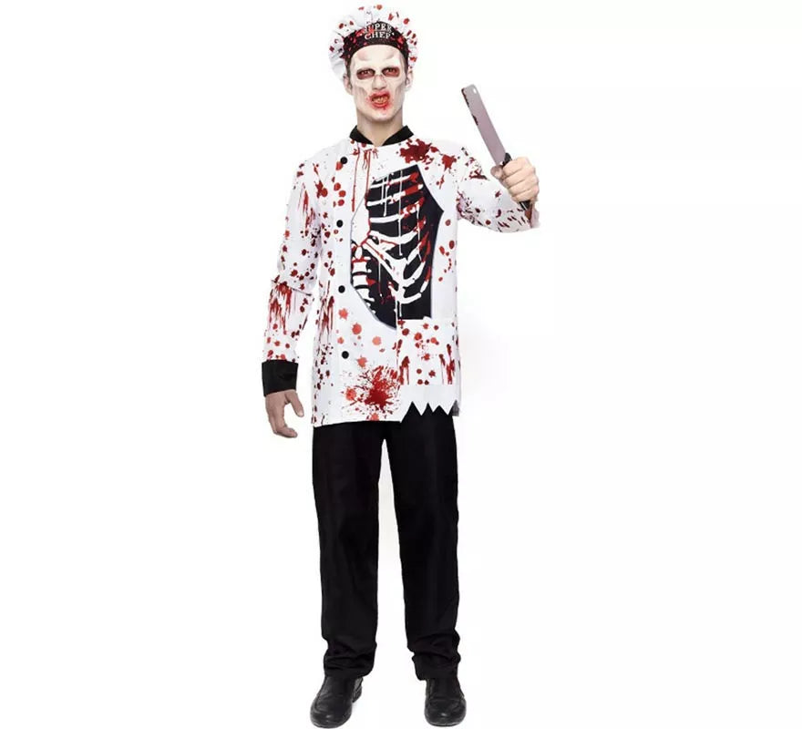 Translation missing: es.Disfraz de Cocinero Zombie para hombre