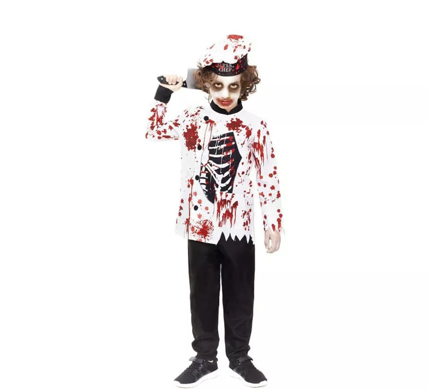 Translation missing: de.Disfraz de Cocinero Zombie para niños