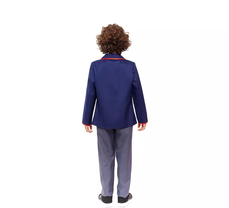 Translation missing: de.Disfraz de Colegial Moderno Azul para niño