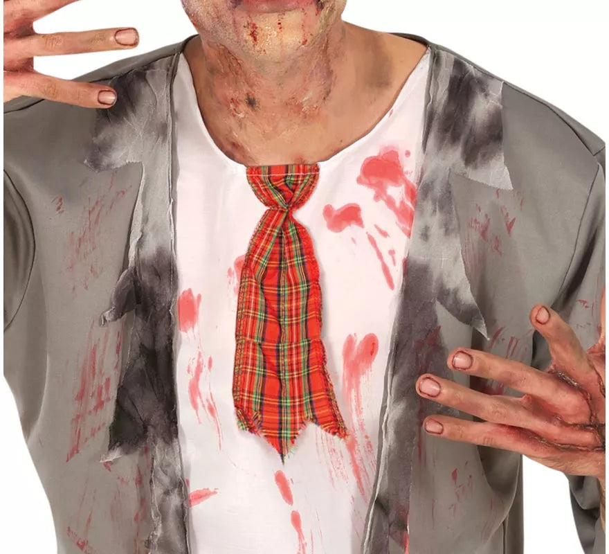 Translation missing: de.Disfraz de Colegial Zombie para hombre