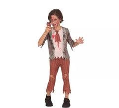 Zombie-Schuljungenkostüm für Jungen