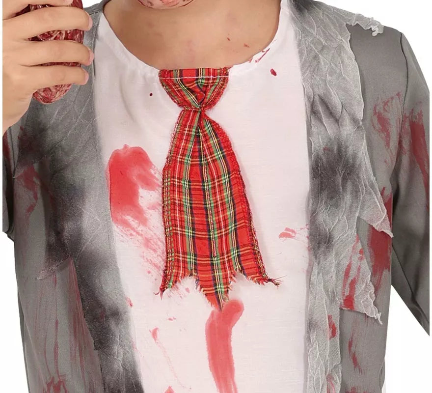 Translation missing: de.Disfraz de Colegial Zombie para niño