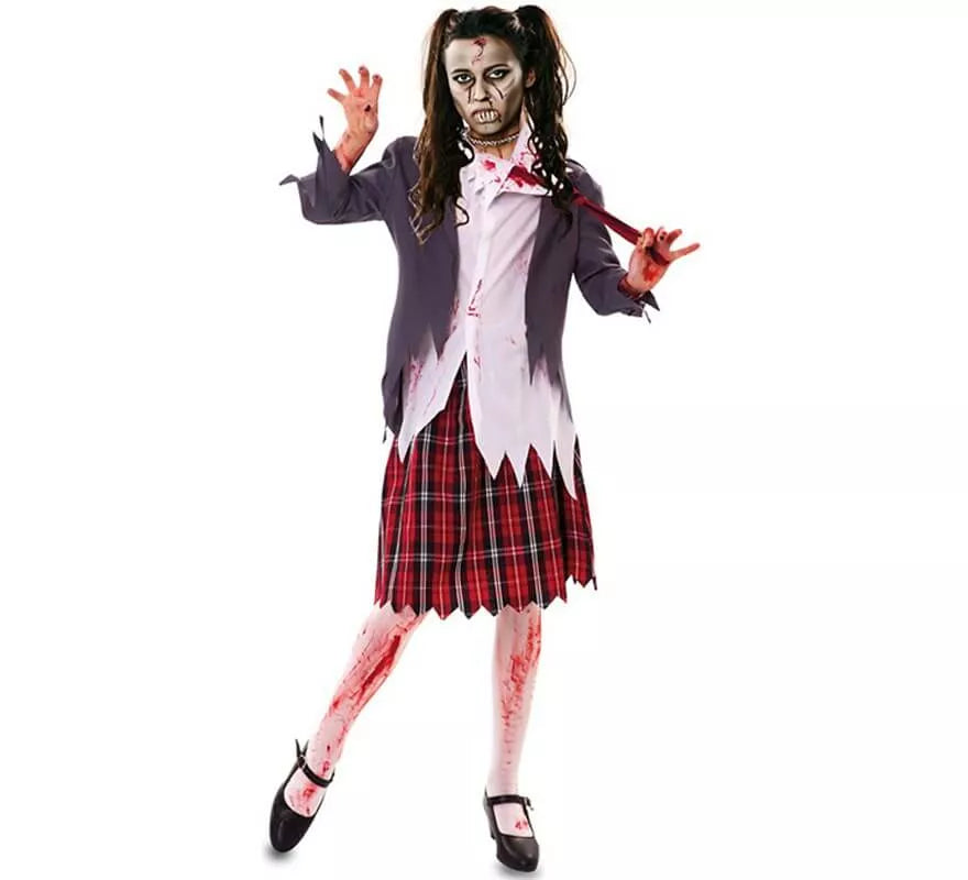 Translation missing: de.Disfraz de Colegiala Zombie para mujer