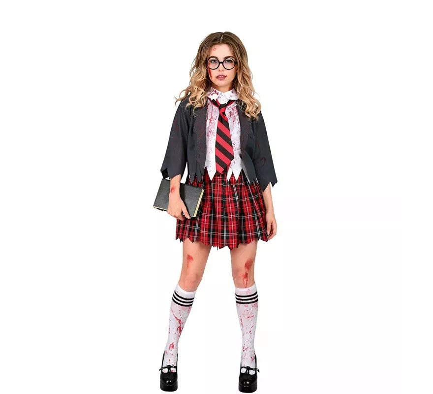 Translation missing: de.Disfraz de Colegiala Zombie para mujer