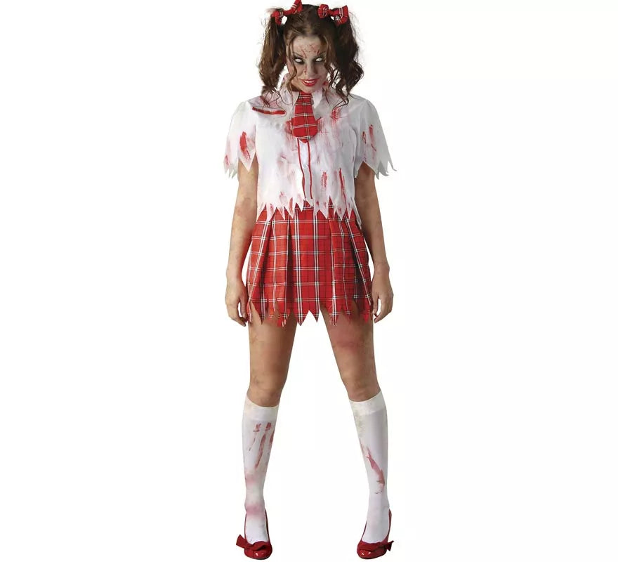 Translation missing: de.Disfraz de Colegiala Zombie para mujer