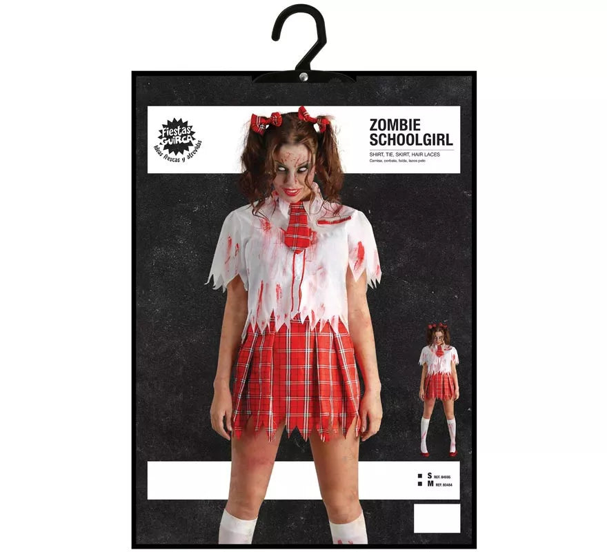 Translation missing: de.Disfraz de Colegiala Zombie para mujer