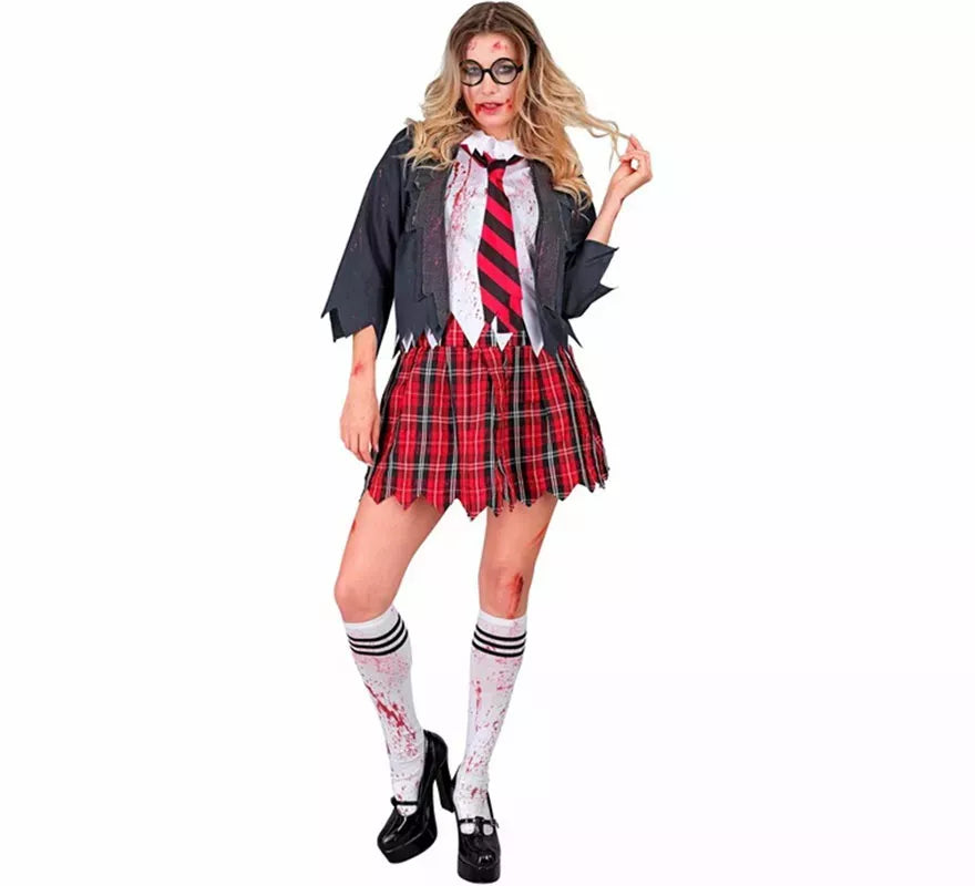 Translation missing: de.Disfraz de Colegiala Zombie para mujer