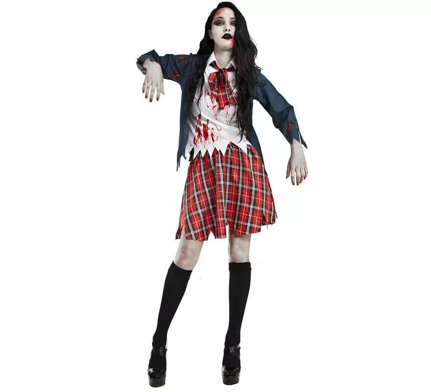 Translation missing: de.Disfraz de Colegiala Zombie para mujer