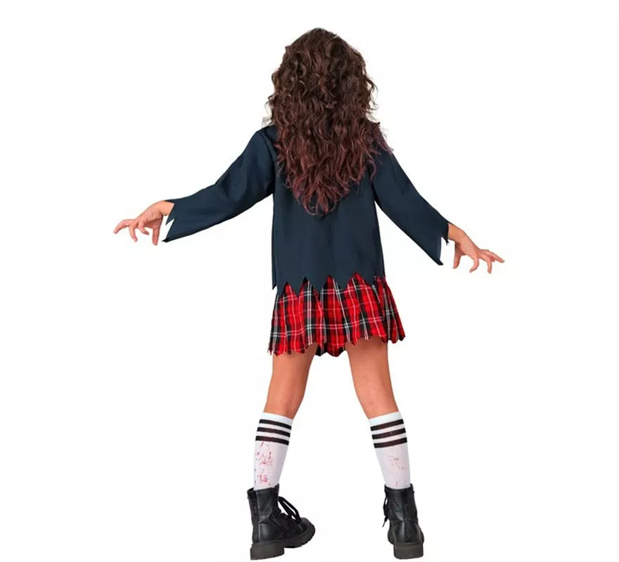 Translation missing: de.Disfraz de Colegiala Zombie para niña
