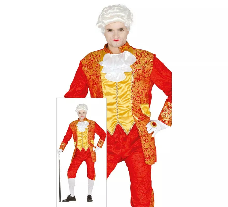 Translation missing: de.Disfraz de Conde rojo para hombre