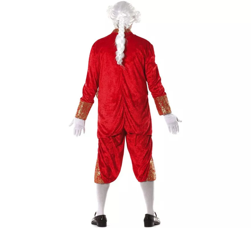 Disfraz de Conde rojo para hombre