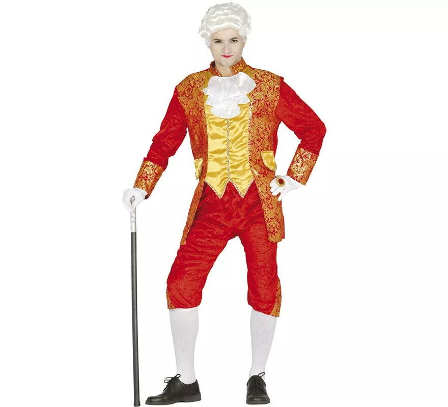 Translation missing: de.Disfraz de Conde rojo para hombre