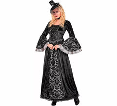 Dunkle-Vampirgräfin-Kostüm für Damen