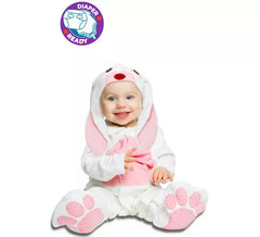 Baby Weißes und Rosa Häschenkostüm