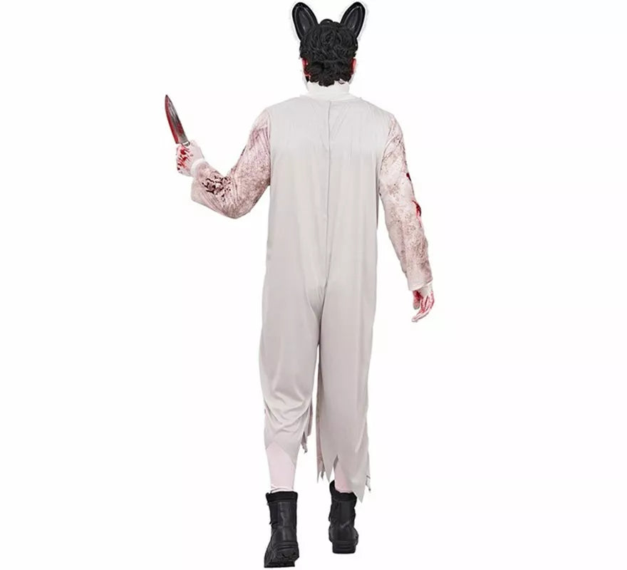 Translation missing: de.Disfraz de Conejo Zombie para hombre