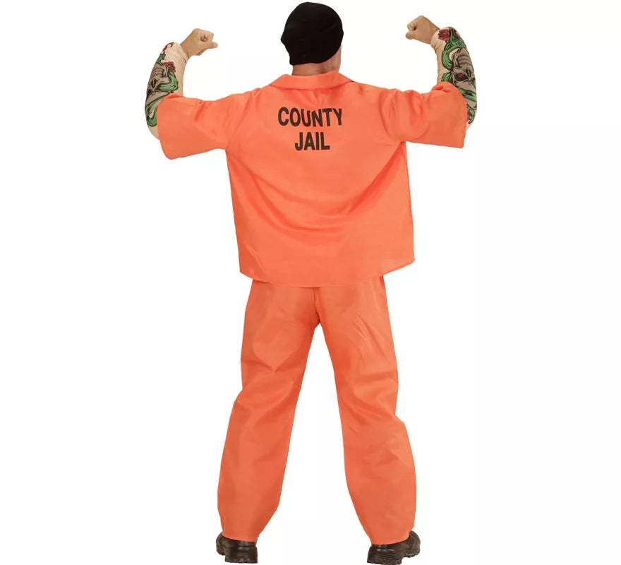 Translation missing: de.Disfraz de Convicto Tatuado para hombre