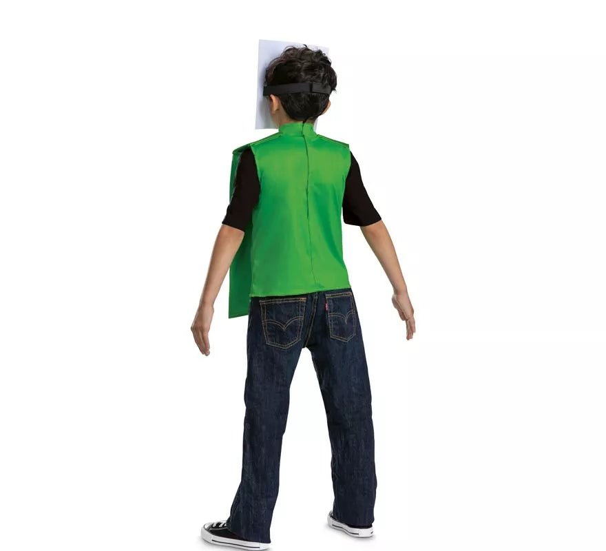 Translation missing: de.Disfraz de Creeper Minecraft con máscara para niño