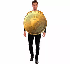 Kryptowährungskostüm für Erwachsene