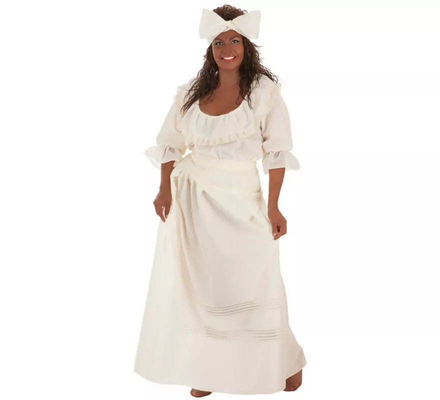Translation missing: de.Disfraz de Cubana Beige para mujer