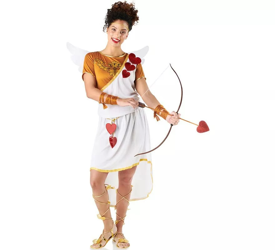 Translation missing: de.Disfraz de Cupida símbolo dorado para mujer