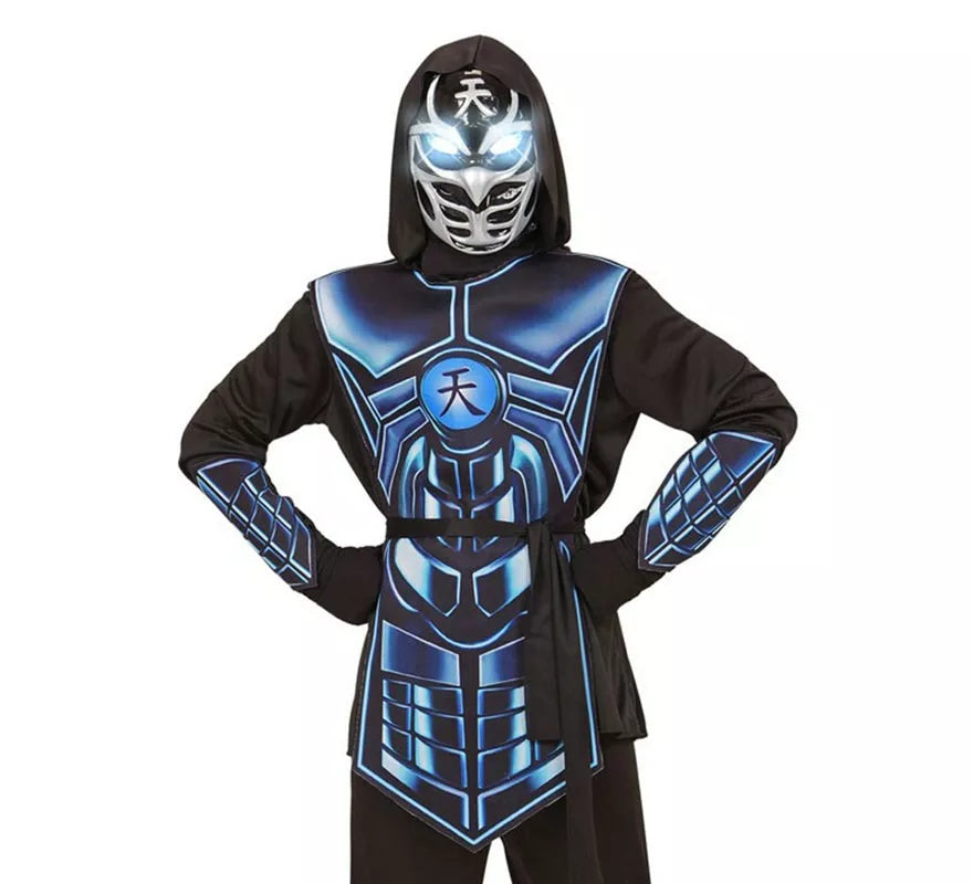 Translation missing: de.Disfraz de Cyber Ninja Luminoso y Sonoro para niño