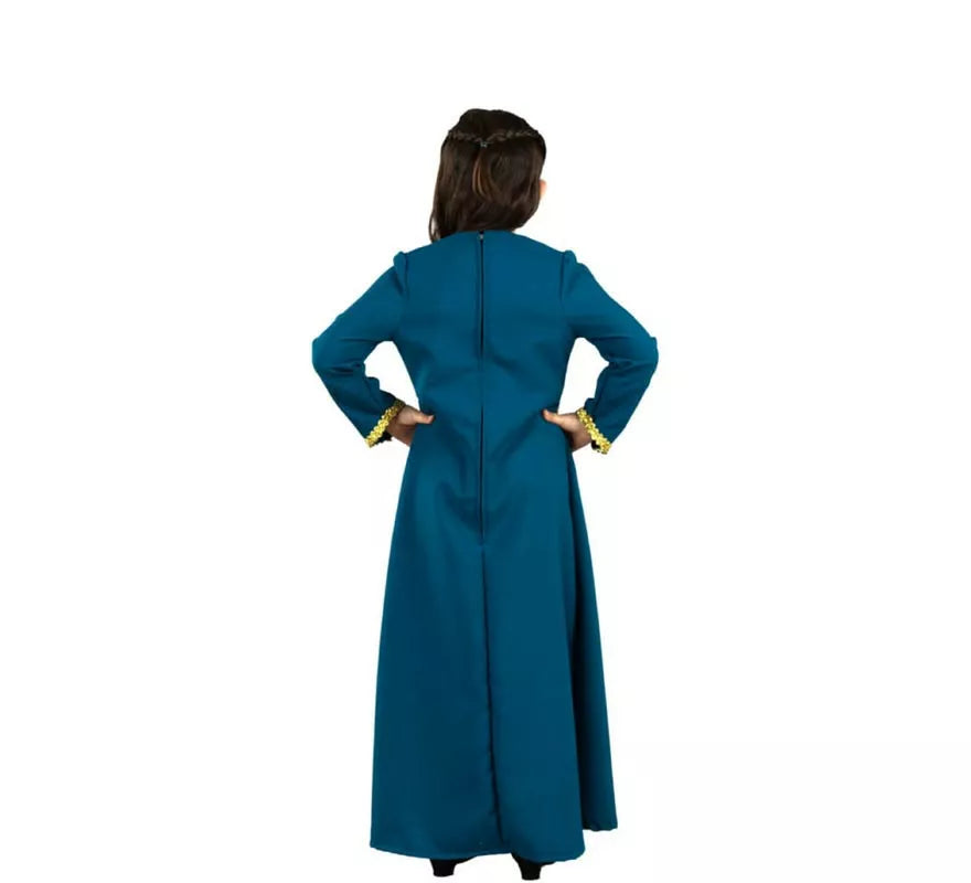 Translation missing: de.Disfraz de Dama de la Corte azul elegante para niña