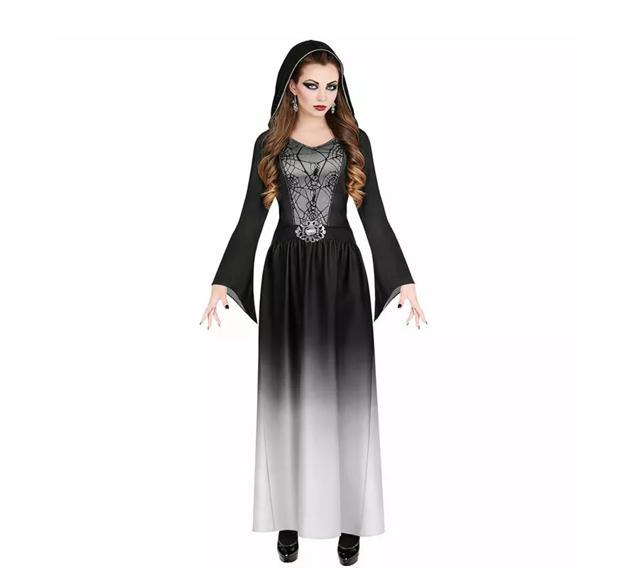 Translation missing: de.Disfraz de Dama Gótica gris para mujer