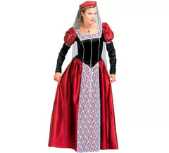 Kastilisches mittelalterliches Damenkostüm für Damen
