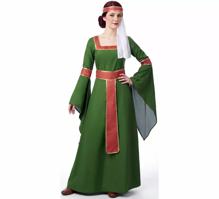 Disfraz de Dama Medieval Noble para mujer