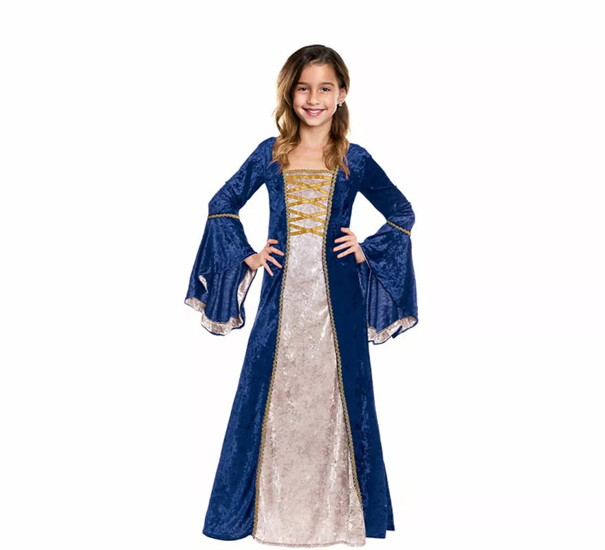 Translation missing: de.Disfraz de Dama Medieval para niña