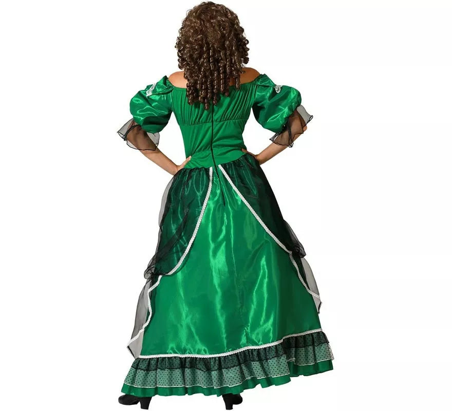 Translation missing: de.Disfraz de Dama Sureña verde para mujer