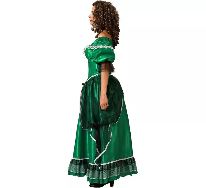 Translation missing: de.Disfraz de Dama Sureña verde para mujer