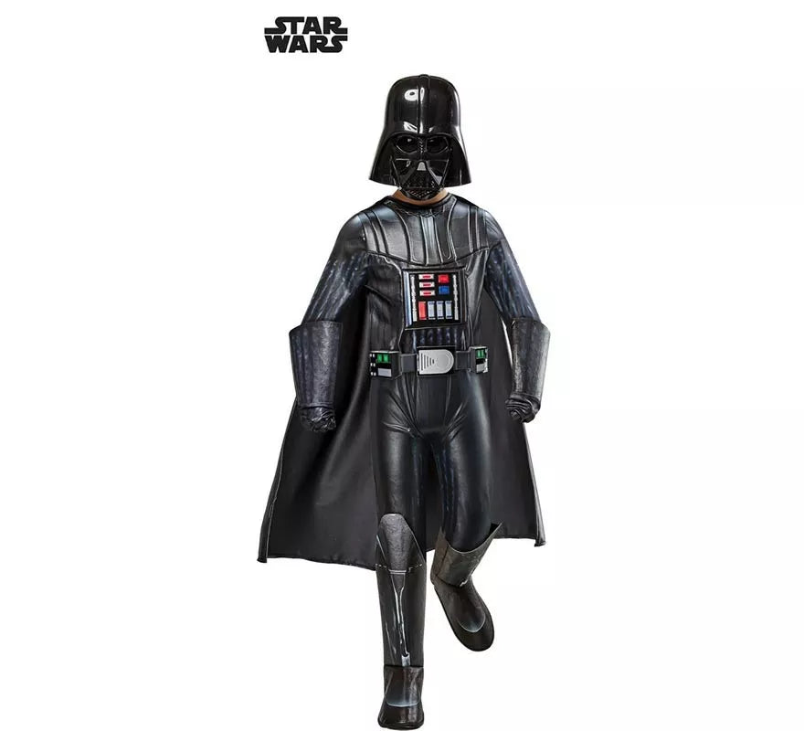 Translation missing: de.Disfraz de Darth Vader Premium negro para niño