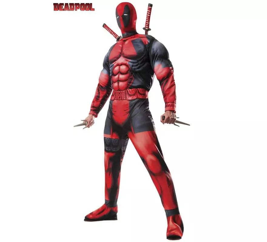 Translation missing: de.Disfraz de Deadpool Deluxe para hombre