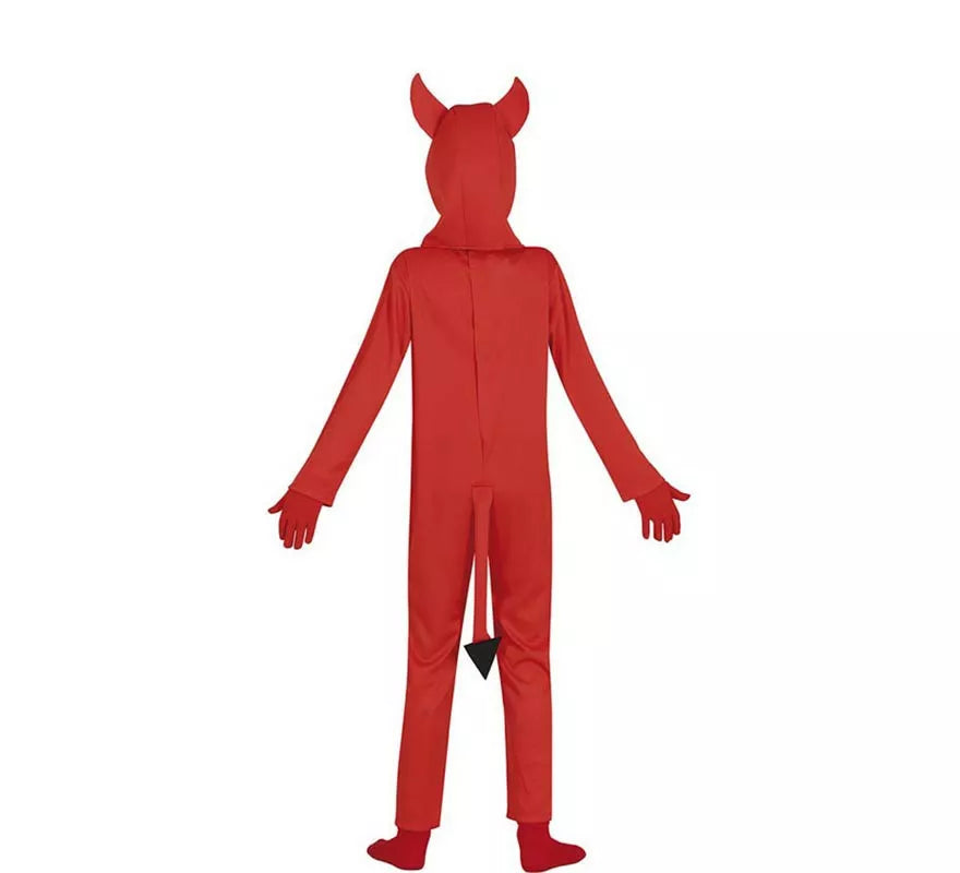 Translation missing: de.Disfraz de Demonio con cola rojo para niños