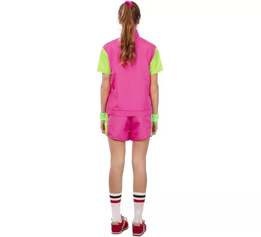 Translation missing: de.Disfraz de Deportista años 80 con chaqueta para mujer