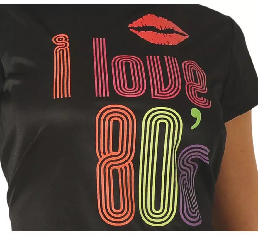 Translation missing: de.Disfraz de Deportista I Love 80 para mujer