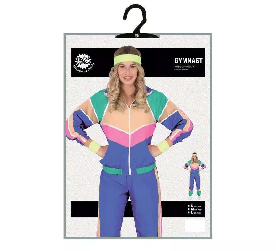 Translation missing: de.Disfraz de Deportista Ochentera para mujer