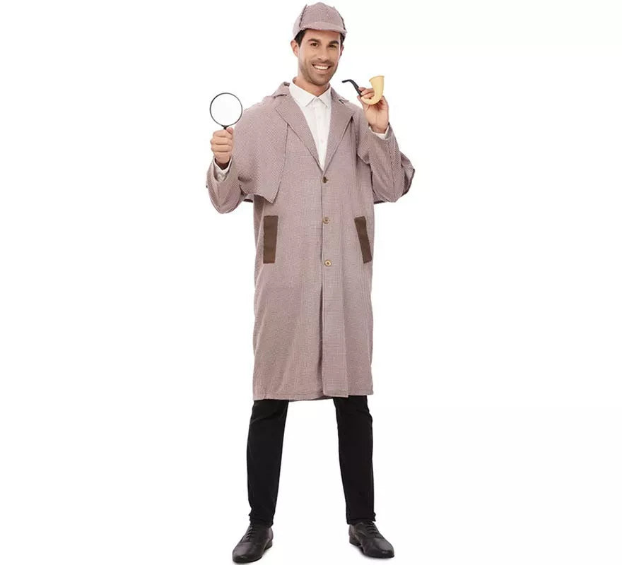 Translation missing: de.Disfraz de Detective de los años 30 con gorro para hombre