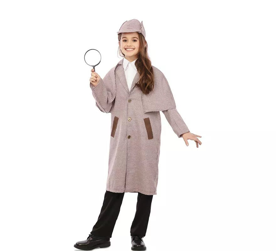 Translation missing: de.Disfraz de Detective de los años 30 con gorro para niño