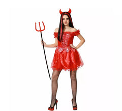 Feuerteufel Kostüm für Damen