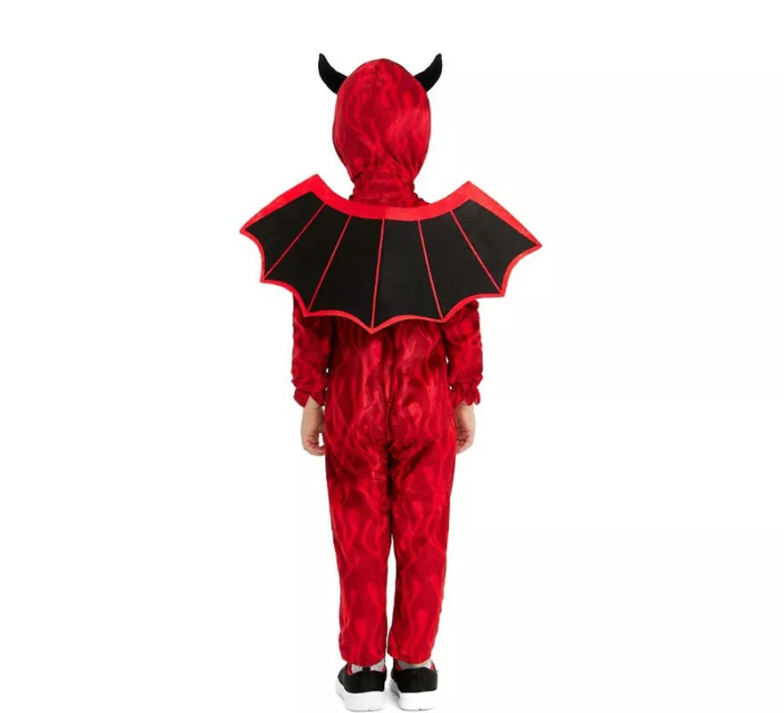 Translation missing: de.Disfraz de Diablillo rojo con diadema y alas para bebé y niño