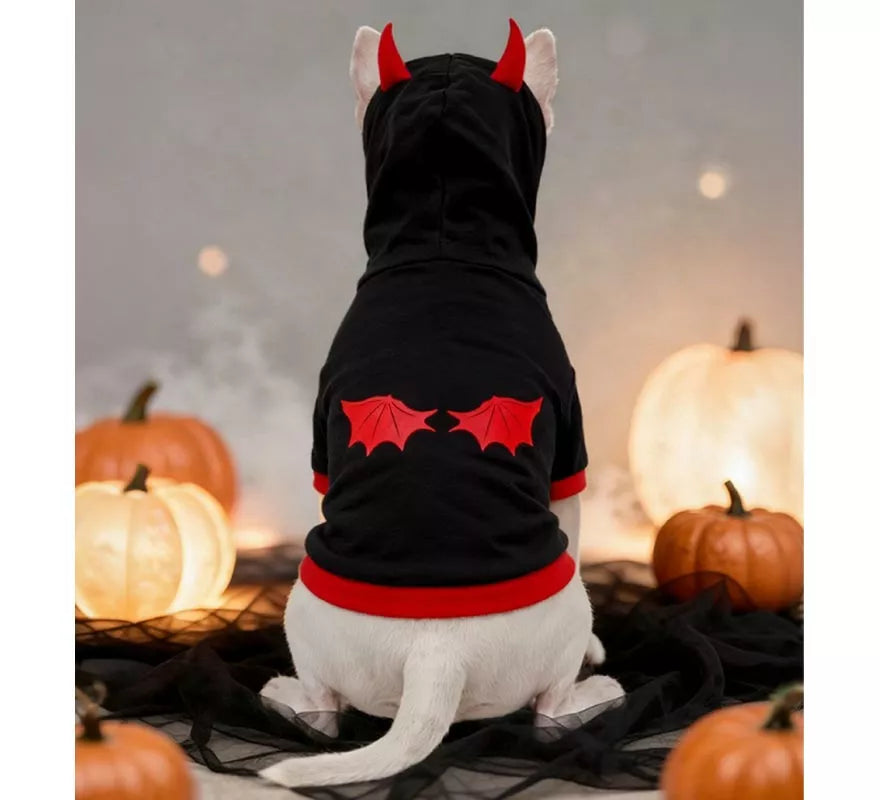 Translation missing: de.Disfraz de Diablo con cuernos para perro