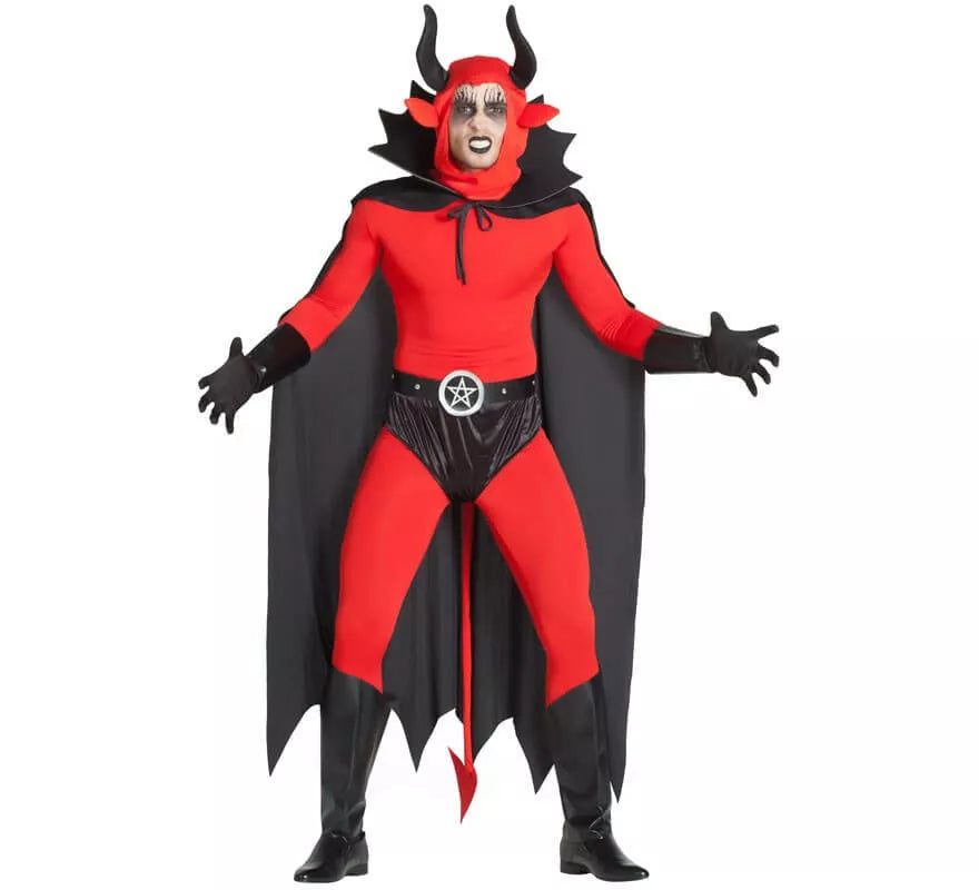 Translation missing: de.Disfraz de Diablo con Estrella para hombre
