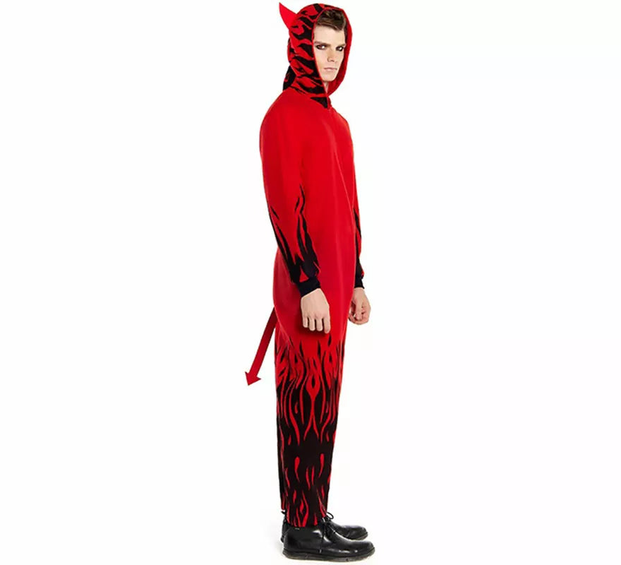 Translation missing: de.Disfraz de Diablo en Llamas para hombre