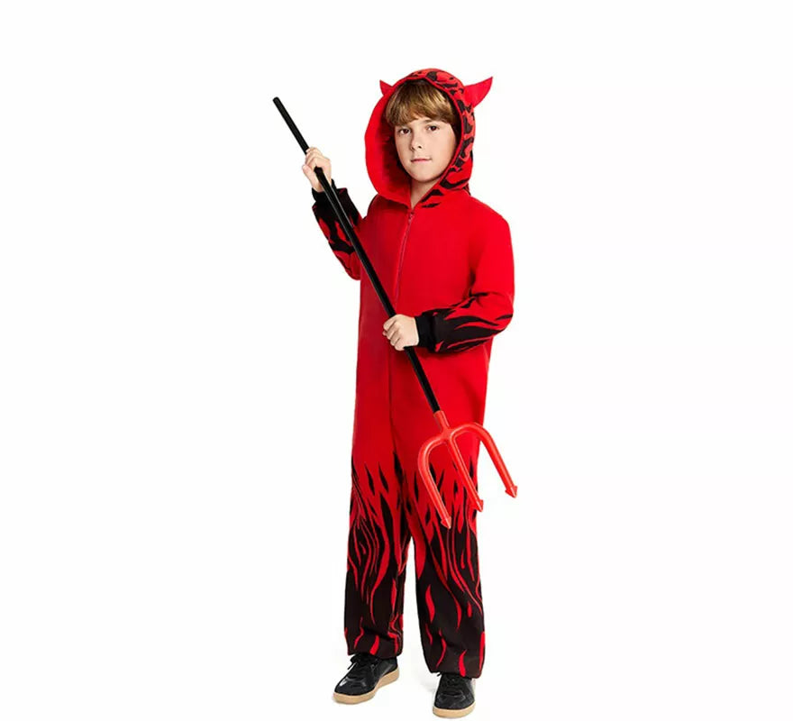 Translation missing: de.Disfraz de Diablo en Llamas para niño