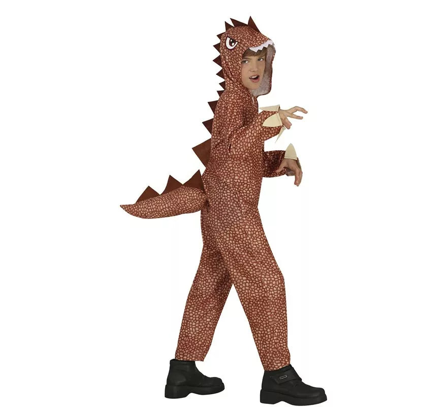 Translation missing: de.Disfraz de Dinosaurio marrón para niños