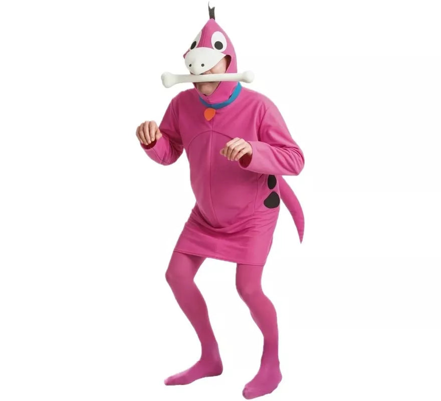 Translation missing: de.Disfraz de Dinosaurio Rosa para hombre