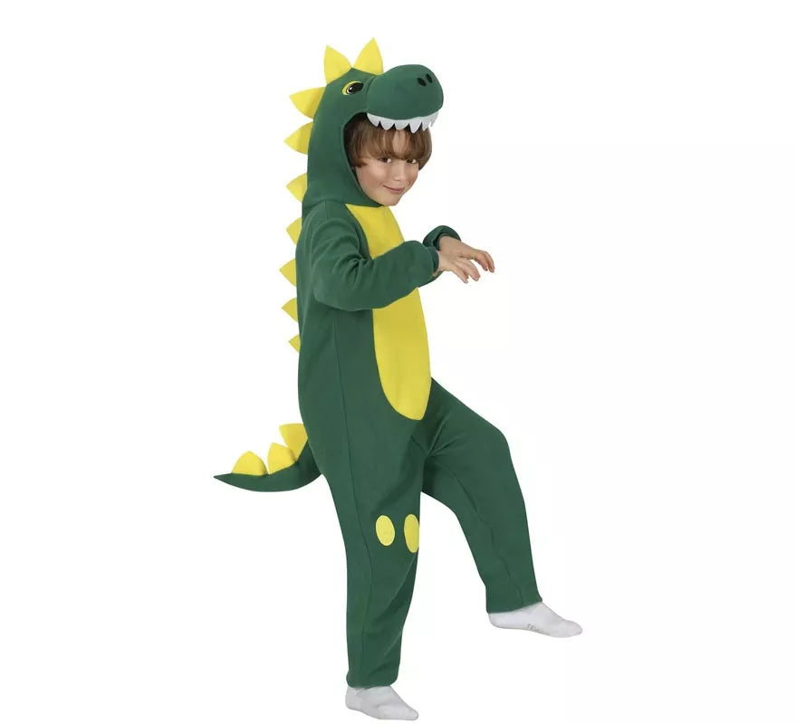 Translation missing: de.Disfraz de Dinosaurio verde para niños