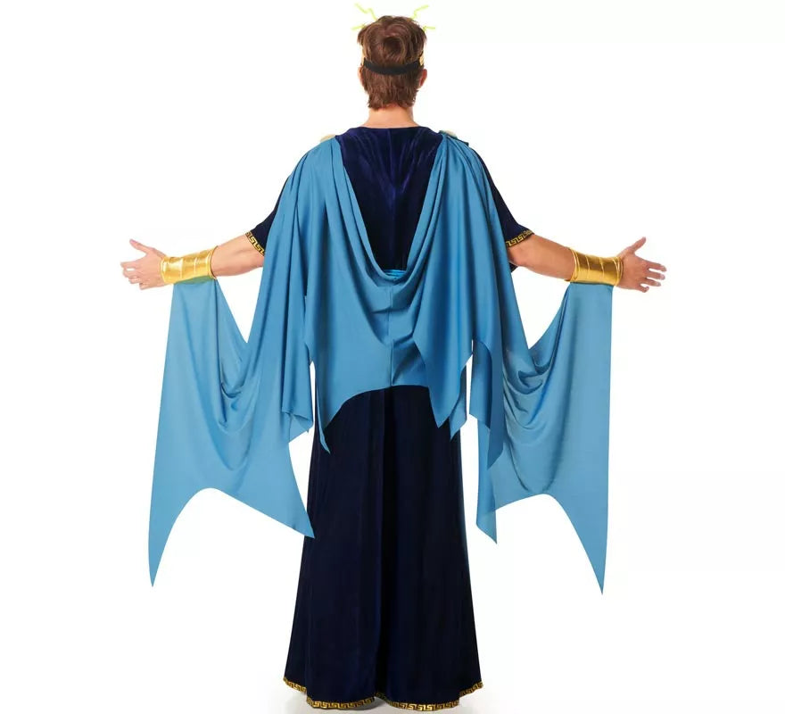 Translation missing: de.Disfraz de Dios Griego Hades con Capa para hombre